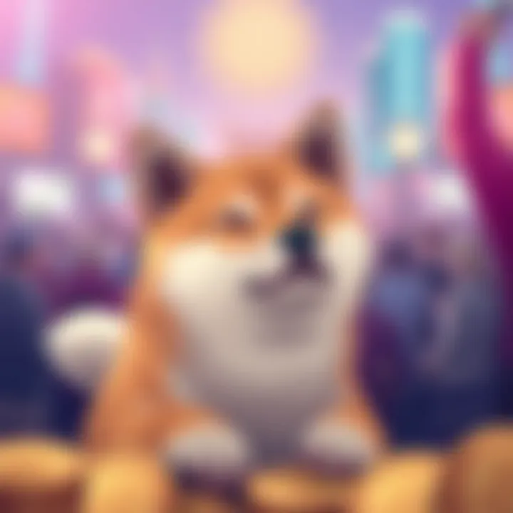 Illustration of staking rewards concept