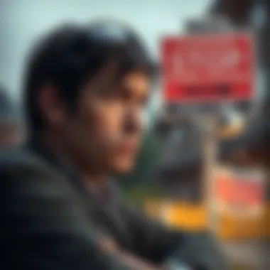 Person contemplating options to halt foreclosure