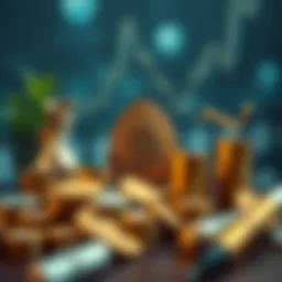 Visual representation of diverse investment options