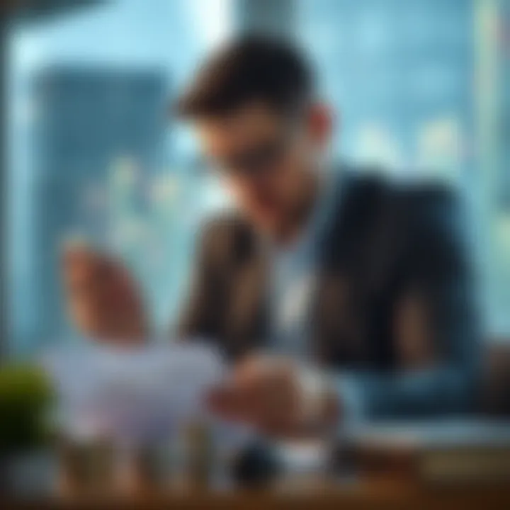 Analyzing Effective Financial Strategies A person analyzing financial strategies