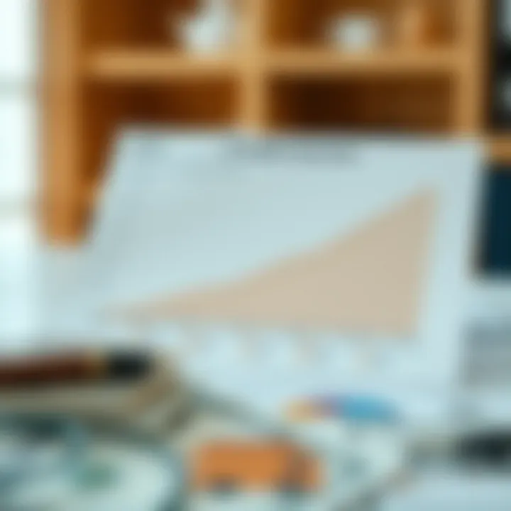 Graph illustrating credit score impact