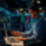 A trader analyzing forex charts with a mentor