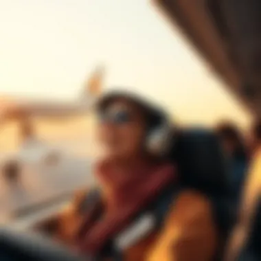 Seamless Travel Experience Image of a traveler enjoying a seamless journey