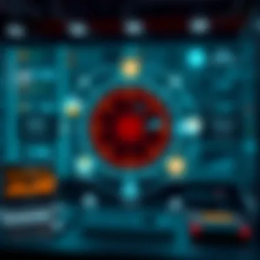 Diagram showcasing technologies used in AML