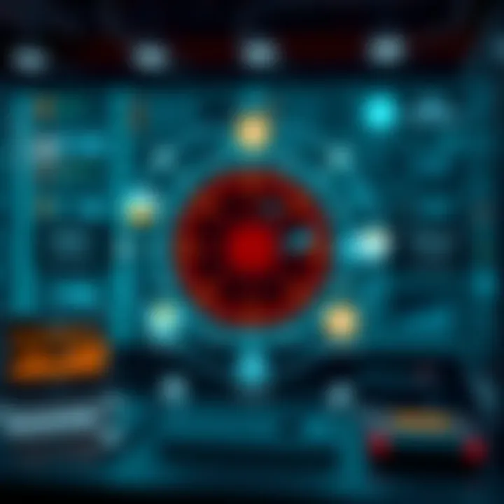 Diagram showcasing technologies used in AML