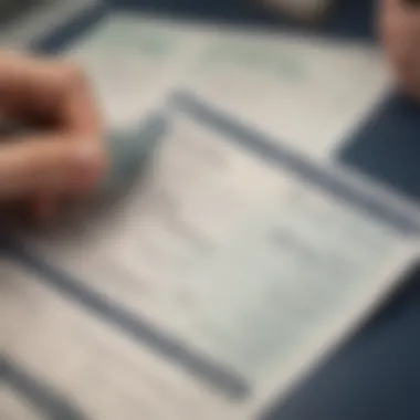 A close-up of a cashier's check with security features