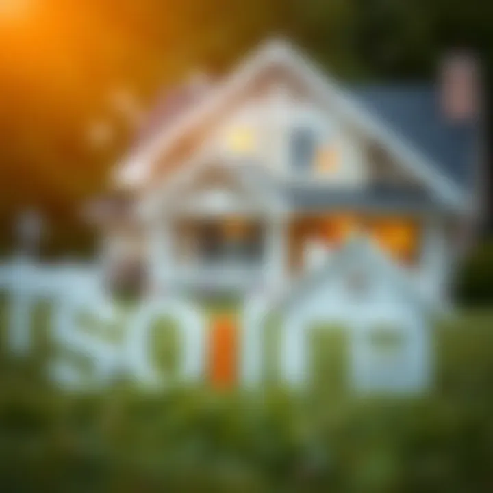 Credit Scores and Home Purchase Symbolic representation of credit scores with a home in the background