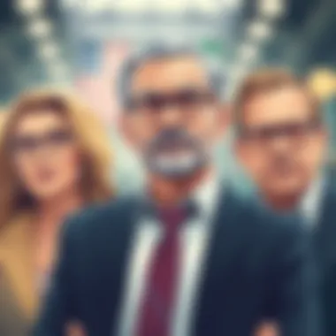 Influential Figures in Financial Planning An illustration of key figures in finance