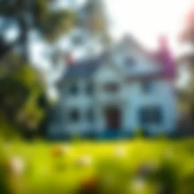 A visual representation of a house appraisal process