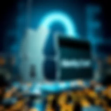 Identity Breach Visualization An abstract representation of a broken identity card