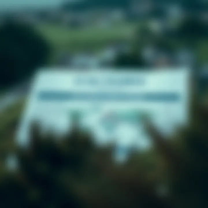 A detailed chart illustrating factors affecting land value