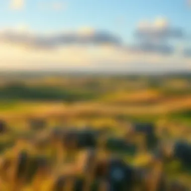 A scenic landscape demonstrating prime real estate potential