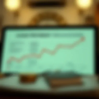 Visual representation of loan payment breakdown