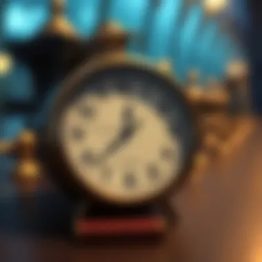 A clock symbolizing the timeline involved in the probate journey