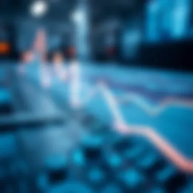 Economic trends showcasing rate of change analysis