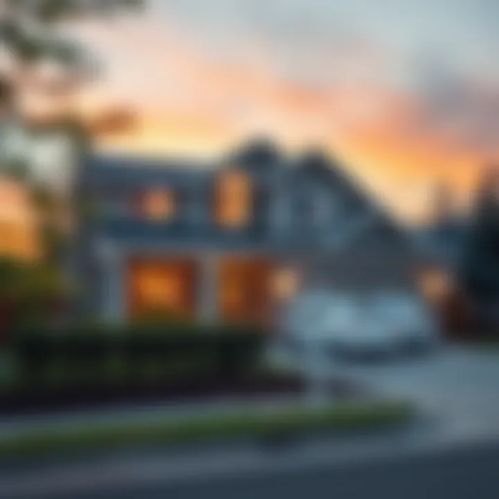 A modern home representing factors affecting appraisal values