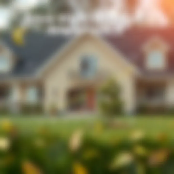 A graph illustrating the price variation of appraisals based on location and property type