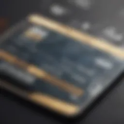 Visual representation of credit card interest rate fluctuations