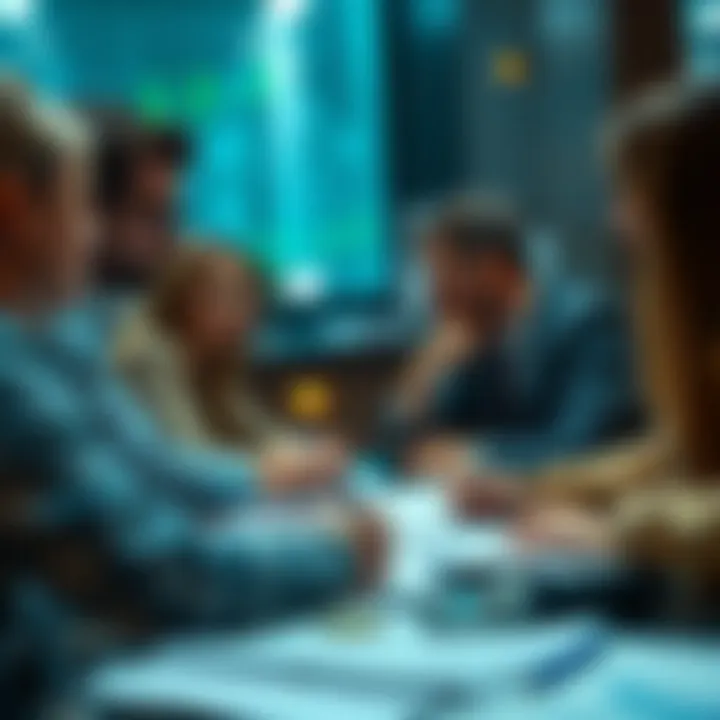 Strategic Decision Making A strategic planning meeting focused on leveraging credit score insights