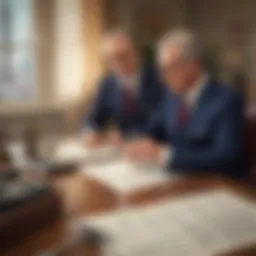 Illustration showing the significance of wills in financial planning