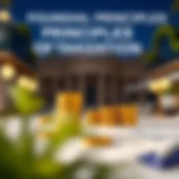 Illustration depicting the foundational principles of taxation