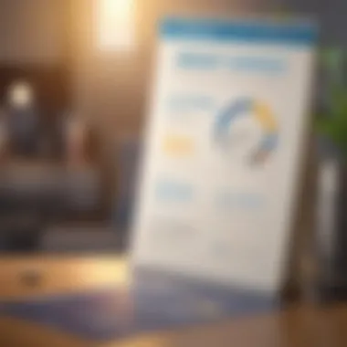 The Role of Credit Scores in Mortgages Illustration depicting the importance of credit scores